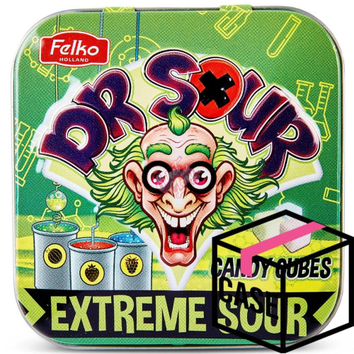 Dr Sour Sour Cubes Tin 15g - Case