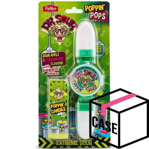 Dr Sour Poppin Pops Blister 35g - Case