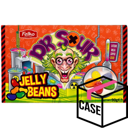 Dr Sour Jelly Beans Theatre Box 90g - Case
