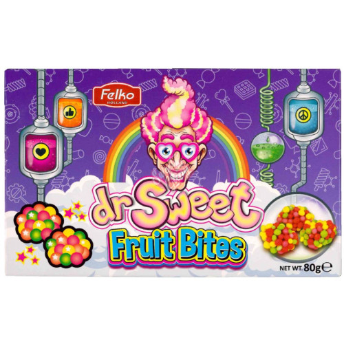 Dr Sweet Fruit Bites Theatre Box 90g - 12ct