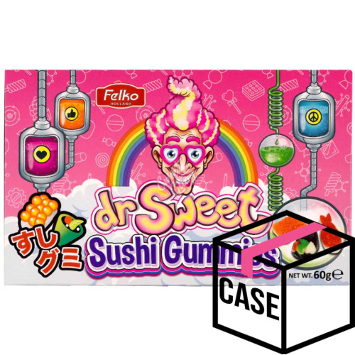 Dr Sweet Sushi Gummies Theatre Box 60g - Case