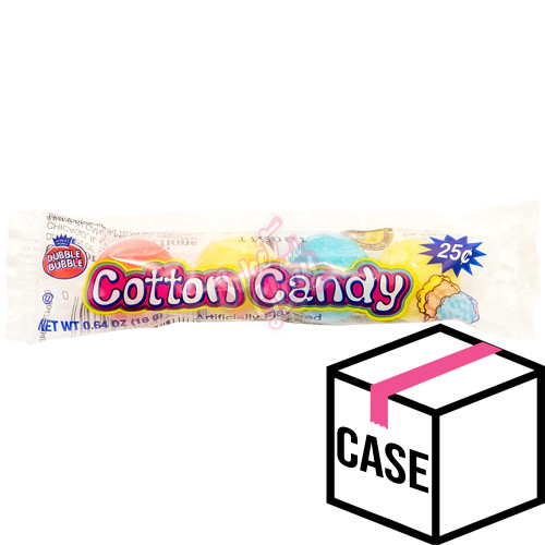 Dubble Bubble Cotton Candy Tube 22g - Case