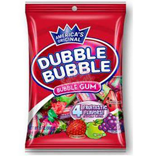 Dubble Bubble 4 Flavors Peg Bag 180g - 12ct