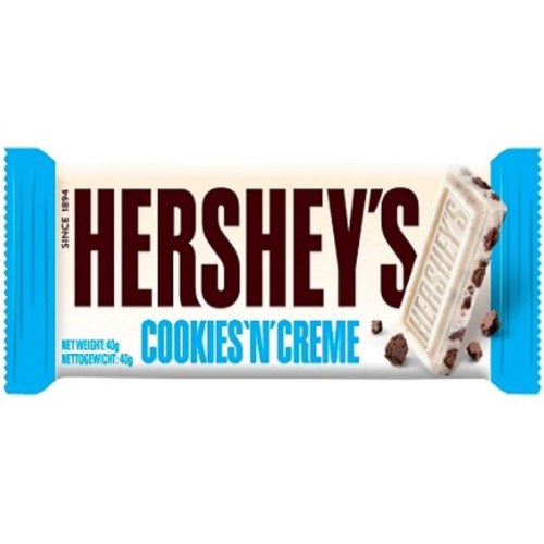Hershey's Cookies 'n' Creme Bar (UK) 40g - 24ct