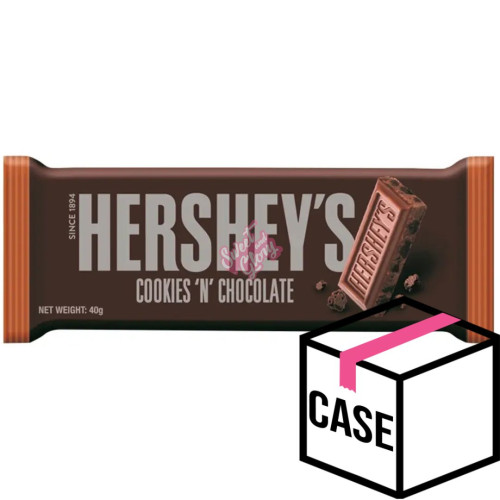 Hershey's Cookies 'n' Chocolate Bar (UK) 40g - Case