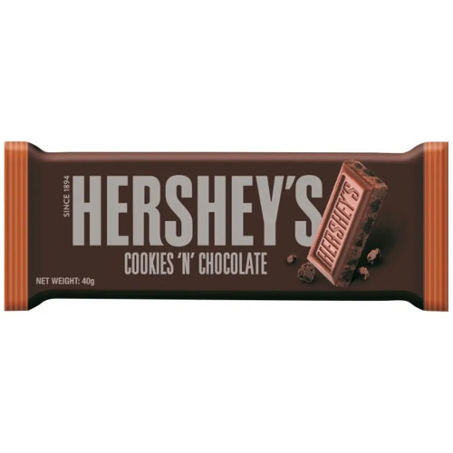 Hershey's Cookies 'n' Chocolate Bar (UK) 40g - 24ct