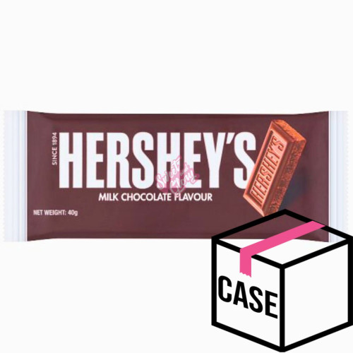 Hershey's Chocolate Bar (UK) 40g - Case