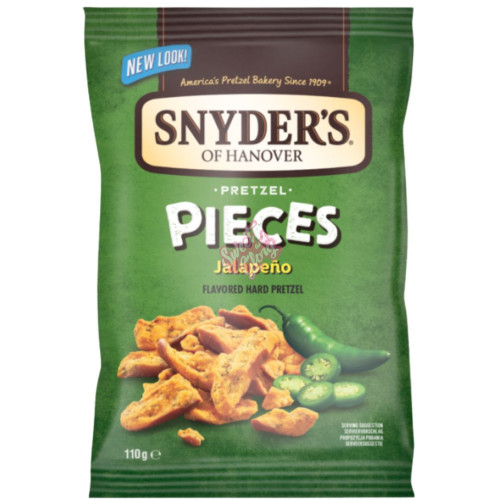 Snyders Pretzel Pieces Jalapeno 110g - 10ct