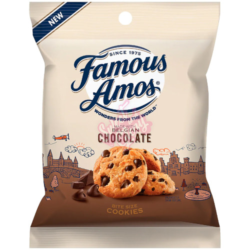Famous Amos Choc Chip Bite Size Cookies 56g 42ct - 42ct