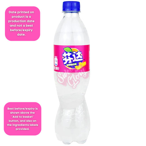 Fanta Peach (China) 500ml - 12ct