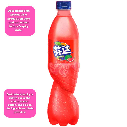 Fanta Watermelon (China) 500ml - 12ct