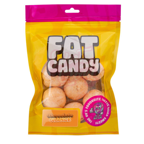 Fat Candy Freeze Dried Chocolate Orange 50g - 6ct