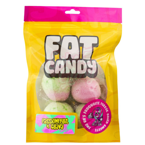 Fat Candy Freeze Dried Passion Fruit and Guava 50g - 6ct