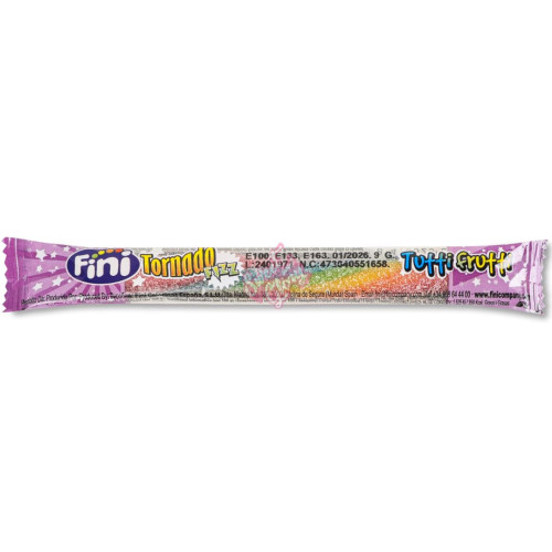 Fini Tornado Fizz Tutti Frutti 9g - 150ct
