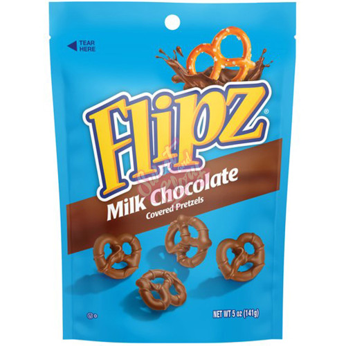 Flipz Milk Chocolate Stand-up Pouch 141g - 6ct