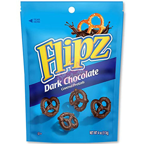 Flipz Dark Chocolate Stand-up Pouch 113g - 6ct