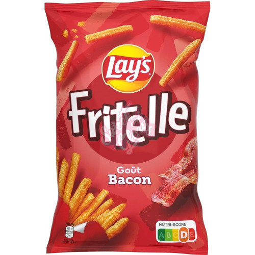 Lays Fritelle Goût Bacon 80g - 15ct