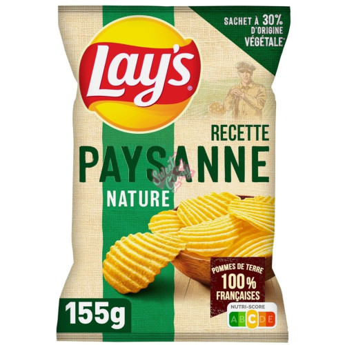 Lays Paysanne Nature 155g - 20ct