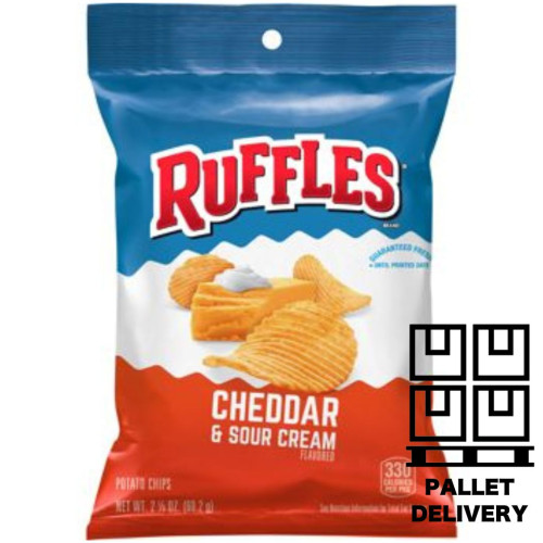 Ruffles Cheddar & Sour Cream 60g - 24ct