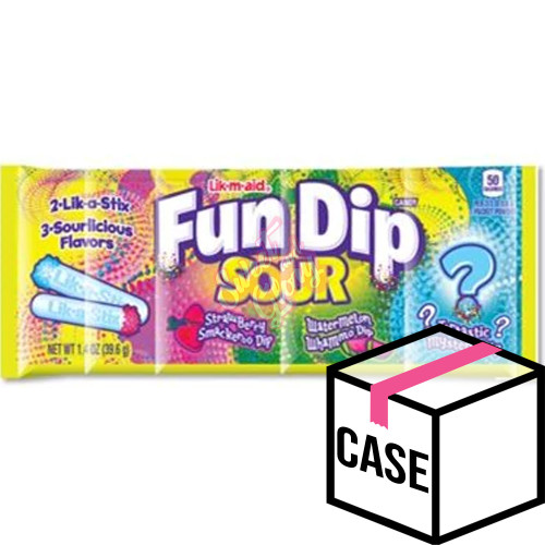 Lik-M-Aid Sour Fun Dip 39g - Case