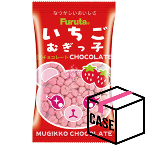 Furuta Mugikko Strawberry Chocolate Drops (Japan) 11g - Case