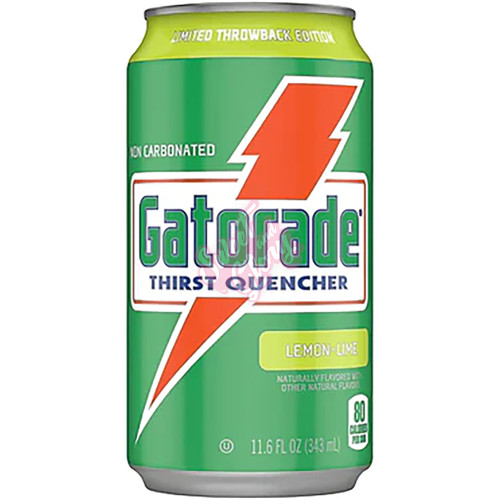 Gatorade Can Lemon Lime 343ml - 24ct