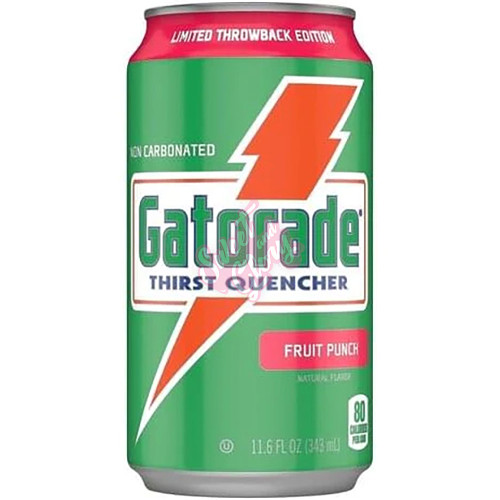 Gatorade Can Fruit Punch 343ml - 24ct