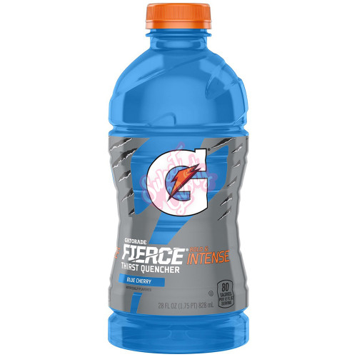 Gatorade Fierce Blue Cherry 828ml - 15ct