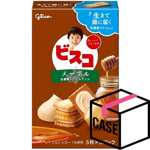 Glico Bisco Maple (Japan) 81g - Case