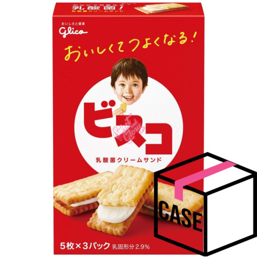 Glico Bisco Cream (Japan) 81g - Case
