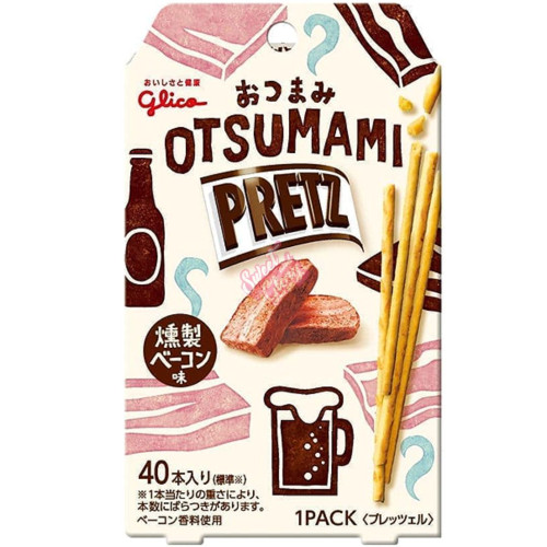 Glico Otsumami Pretz Smoked Bacon (Japan) 24g - 14ct