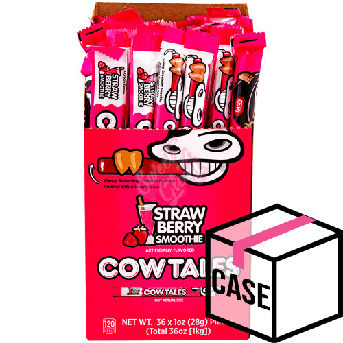 Goetze's Strawberry Smoothie Cow Tales 28g - Case