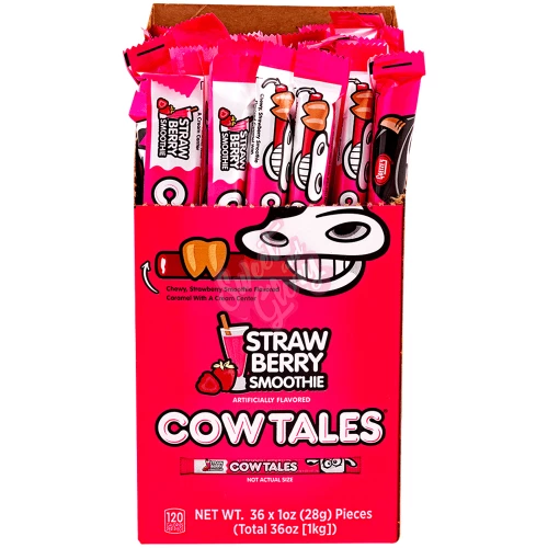 Goetze's Strawberry Smoothie Cow Tales 28g - 36ct