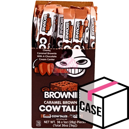 Goetze's Caramel Brownie Cow Tales 28g - Case
