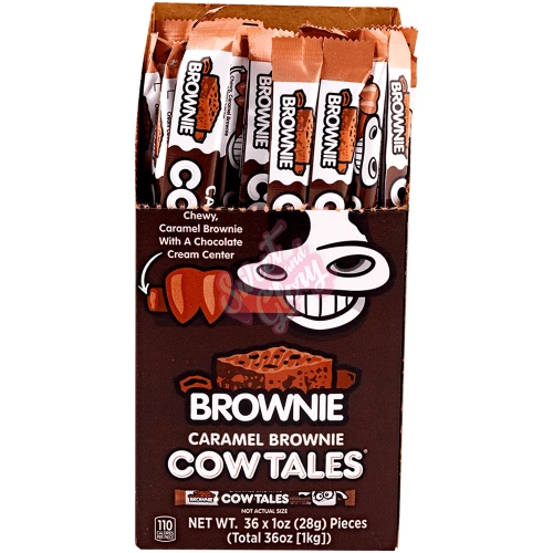 Goetze's Caramel Brownie Cow Tales 28g - 36ct