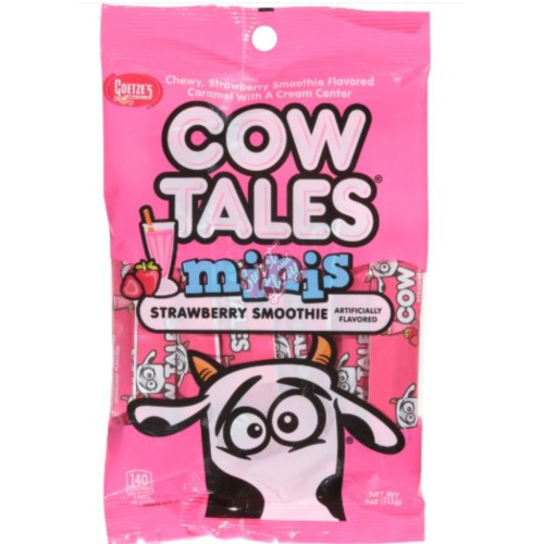 Goetze's Strawberry Smoothie Cow Tales Minis 113g - 9ct
