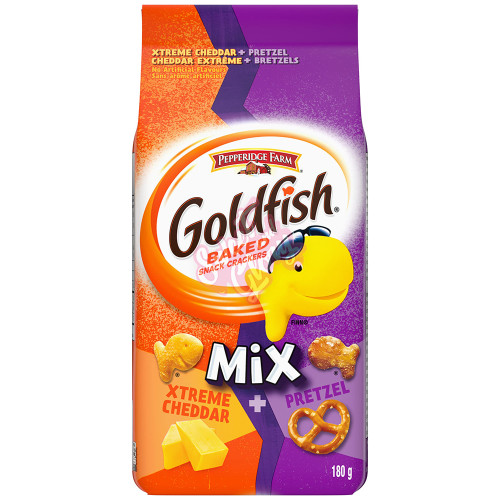 Pepperidge Farm Goldfish Xtreme Cheddar + Pretzel 180g - 12ct