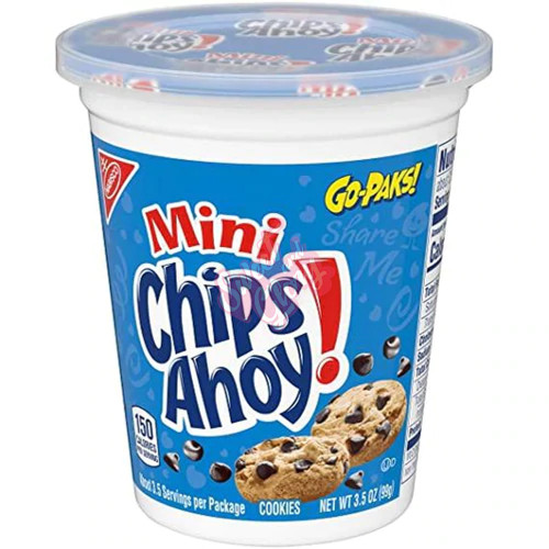 Chips Ahoy! Mini Go-Pak! 99g - 12ct