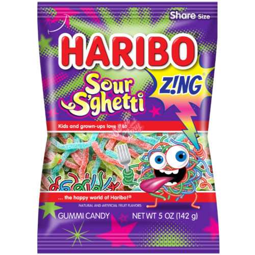 Haribo Sour S'ghetti 142g - 12ct