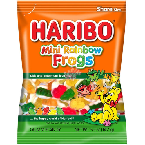 Haribo Mini Rainbow Frogs 142g - 12ct