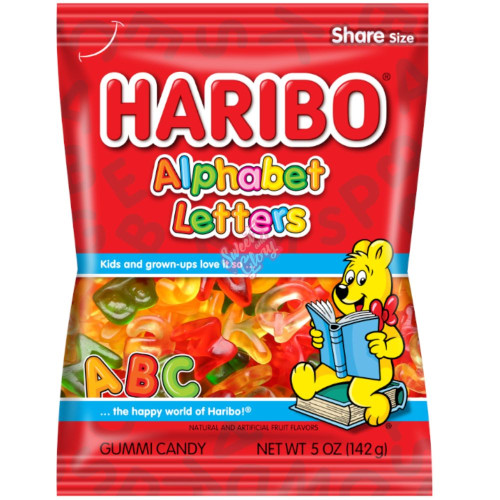 Haribo Alphabet Letters 142g - 12ct