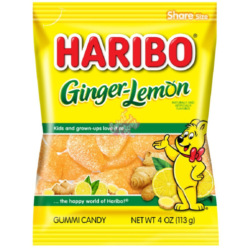 Haribo Ginger Lemon 113g - 12ct