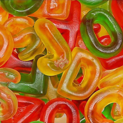 Haribo Letters 3kg - 1ct