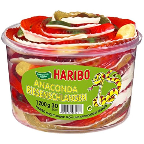 Haribo Riesenschlangen Anaconda 1200g - 30ct