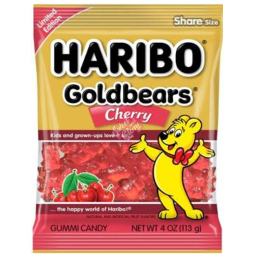 Haribo Gold Bears Cherry 113g - 12ct