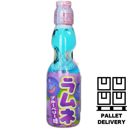 HATA Ramune Drink Blueberry (Japan) 200ml - 30ct