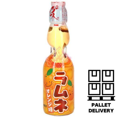 HATA Ramune Drink Orange (Japan) 200ml - 30ct