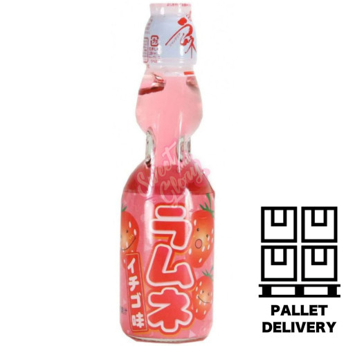 HATA Ramune Drink Strawberry (Japan) 200ml - 30ct