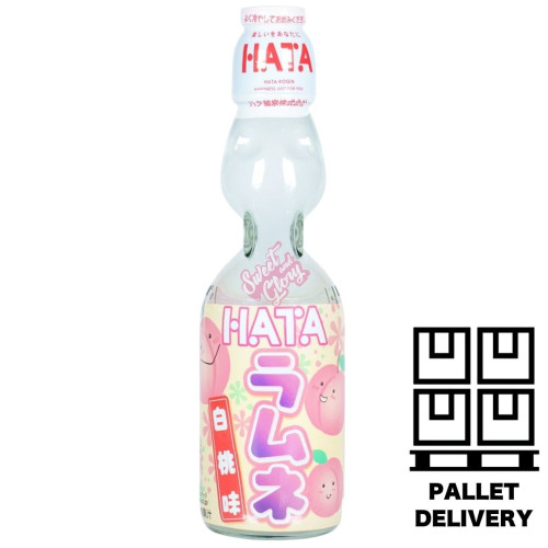 HATA Ramune White Peach (Japan) 200ml - 30ct