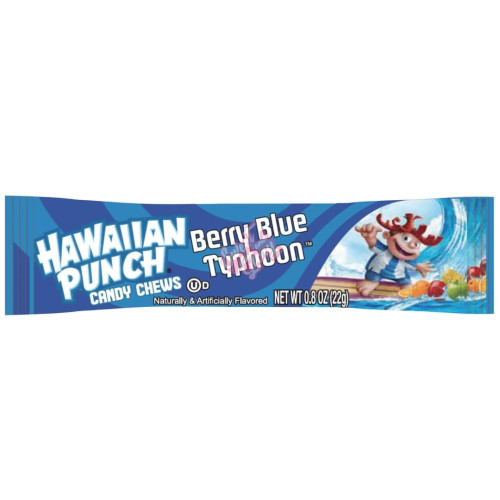 Hawaiian Punch Chew Bar Berry Blue Typhoon 23g - 36ct